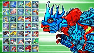 Dino Robot Battle Arena Tyranno Red Cold Heart  Eftsei Gaming [upl. by Acilegna529]