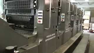 Heidelberg Speedmaster SM 72 FPP year 1988  offset printing machine [upl. by Nnalyrehs957]