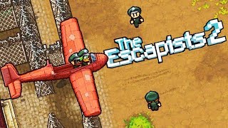 GLIDE TO VICTORY Prisoners BUILD and LAUNCH a GLIDER  The Escapists 2 Gameplay [upl. by Ferris885]