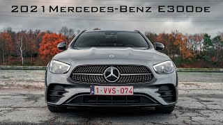 2021 MercedesBenz E300de Review [upl. by Ecirad]