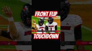 Tyler Shough does front flip touchdown VS Clemson gocards louisvillecardinals accfootball ￼ [upl. by Ilyse]