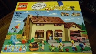 Lego 71006 The Simpsons House Time Lapse Build [upl. by Eiramnaej713]