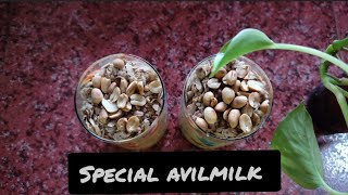 Avil milk Malayalam  How to make avil milk recipe [upl. by Ocinemod]