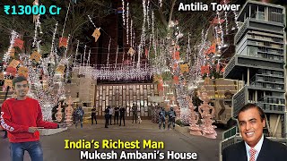 Mukesh Ambanis House quotAntiliaquot  Tour  Worlds Most Expensive🤑 amp Luxurious House😍 [upl. by Thetisa]