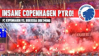 FC Copenhagen INSANE PYROSHOW vs Borussia Dortmund 02112022 [upl. by Moore]