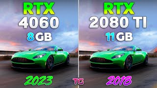 RTX 4060 vs RTX 2080 Ti  Test in 10 Games [upl. by Lucita]