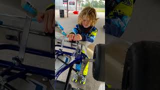 Go Kart Racing for Kids  Braxton Ryder and Sawyer Speed Around the Track [upl. by Vincenz]