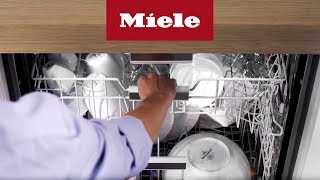 Lavavajillas Miele con Knock2Open apertura de la puerta sin tiradores [upl. by Suoicerp]