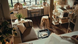 A full life in a small apartment  IKEA home tour [upl. by Polky749]