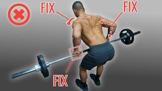 How To PROPERLY Barbell Row For A Bigger Back Stop Making These Mistakes [upl. by Ynnig]