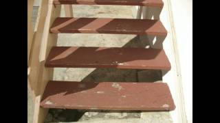 4 x 12 Stair Treads Work Great On Open Stairs With Brackets [upl. by Gollin]