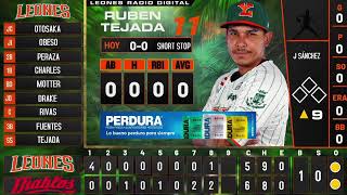 En vivo  Leones de Yucatán vs Diablos Rojos del México  Juego 3 [upl. by Suoirad]