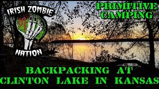 Backpacking and Primitive Camping at Clinton Lake in Kansas Woodridge Park [upl. by Froh234]