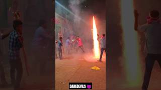 DAREDEVILS 😈😈😈😈🔥diwali crackers happydiwali [upl. by Oilcareh529]