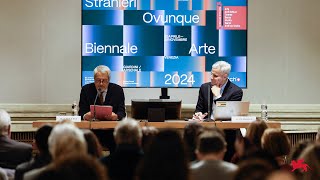 Biennale Arte 2024  Press conference [upl. by Eerat]