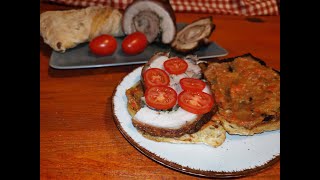 Sous vide porchetta ajvárral és cibattával [upl. by Ithaman769]