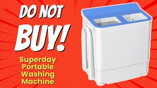 DONT BUY Superday Portable Washing Machine BEFORE WATCHING THIS VIDEO 🚫🧺 [upl. by Jozef]