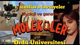 Moleküler Biyoloji ve Genetik okuyacaklara tavsiyelerII Ordu ÜniversitesiI Ordu da mbg okumak yks [upl. by Emelda965]