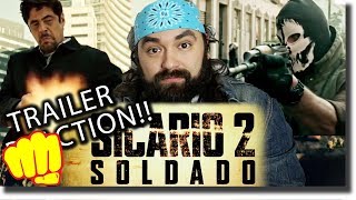 SICARIO 2 SOLDADO  Official Teaser Trailer REACTION [upl. by Yerd569]