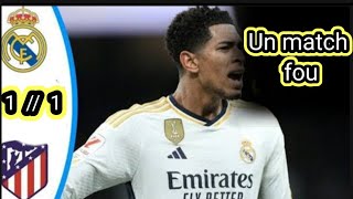 Résumé et buts du match Real Madrid contre Atlético de Madrid aujourdhui un match fou [upl. by Eitsim]