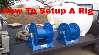 Pressure Washing Rig Set Up Basic Overview [upl. by Nevak]