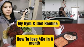 How To Lose 4kg In A Month My Gym amp Diet RoutineMotivation For Moms [upl. by Nodnalb]