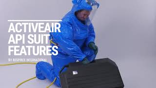 ActiveAir API Suit Features  AirFed Pharmaceutical PPE [upl. by Aseram]