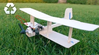 Crea tu propio avión RC con componentes reciclados [upl. by Fonsie794]