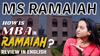 Ramaiah Institute of Management Bengaluru🔥  Placement✅  Eligibility🤔  Fees💰  Review in English [upl. by Edmon]