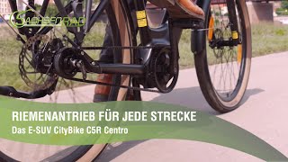 Tolles Touren und Pendlerrad mit Gates Carbon Riemenantrieb SachsenRAD ESUV CityBike C5R Centro [upl. by Gross]