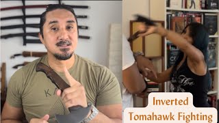 Can you use your Tomahawk Like A Karambit  Sayoc Winkler RnD Fighting Tomahawk  James Reece [upl. by Adnilav]