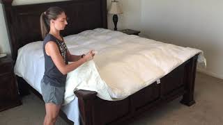 How To Put A Duvet Cover On Easily [upl. by Nnair]