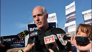 Sen Bob Casey not conceding just yet says there are still thousands of ballots to be counted [upl. by Joel]