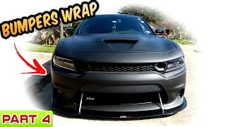 Camouflage Full Wrap BUMPERS 2017 Dodge Charger  Part 4 [upl. by Yule]