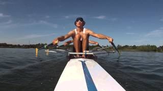 GoPro Aviron 2x SHPL championnat de France bateaux longs 2015 [upl. by Hanover]