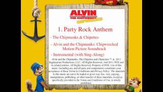 1 Party Rock Anthem  Chipmunks amp Chipettes Chipwrecked Instrumental [upl. by Aierb]