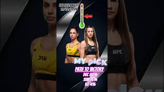 UFC Ariane Lipski vs Jasmine Jasudavicius Quick Fight Pick [upl. by Keram]