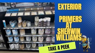 Exterior primers from Sherwin Williams [upl. by Mike523]