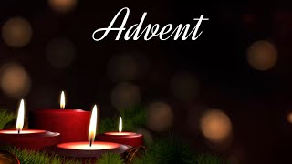 Heavenly Advent Music 😇 Hymns for Advent 🕯️ Advent Candles 😇 Harp Advent Hymns [upl. by Utas]