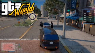 GTAW LSSD Detective Nathaniel Ramirez ambushed in a traffic stop turned shootout  GTA World [upl. by Bartolome]