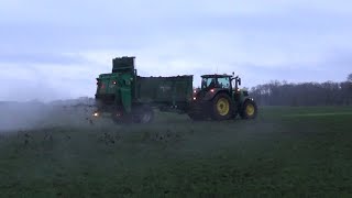 Franken Volmerink spreading manure [upl. by Einneb]