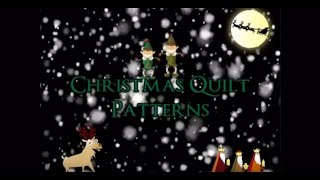 christmas quilt patterns [upl. by Binnings]