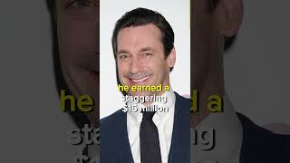 How much Jon Hamm was paid for his roles Part 1 shorts hollywood entertainment jonhamm paid [upl. by Luapleahcim959]