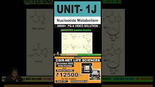 CSIR Practice Question  Unit 1 Biochemistry  Topic J  csirpreviousyearquestions [upl. by Standice]