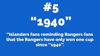 Top 5 Best New York Islanders Fan Chants🔶🔷 [upl. by Izmar448]