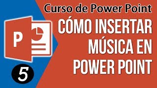 Como Insertar Musica en Power Point  Curso de PowerPoint 201020132016 [upl. by Aramanta]