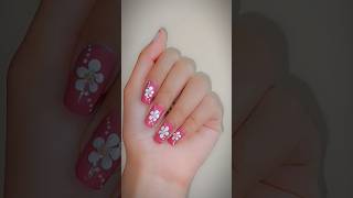 Beautiful nailart at home ❤️💅🏡trending nailart nails viral fashion youtubeshorts naildesign [upl. by Lesna]