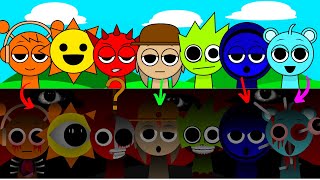 INCREDIBOX SPRUNKI VS INCREDIBOX SPRUNKI horor dark SECRET CUTSCENES UNLOCKED [upl. by Laeno137]