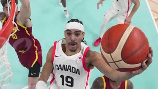 NBA star Andrew Nembhard shining at Olympics [upl. by Hillard]