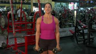 How to Do Side Dumbbell Lateral Raises [upl. by Akinar]